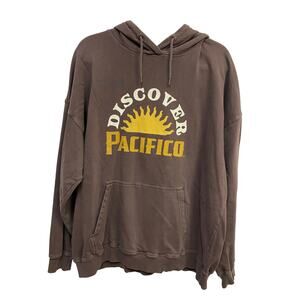 PACIFICO Discover Pacifico Clara Hoody Sweatshirt XXL Chocolate Brown Beach Bum